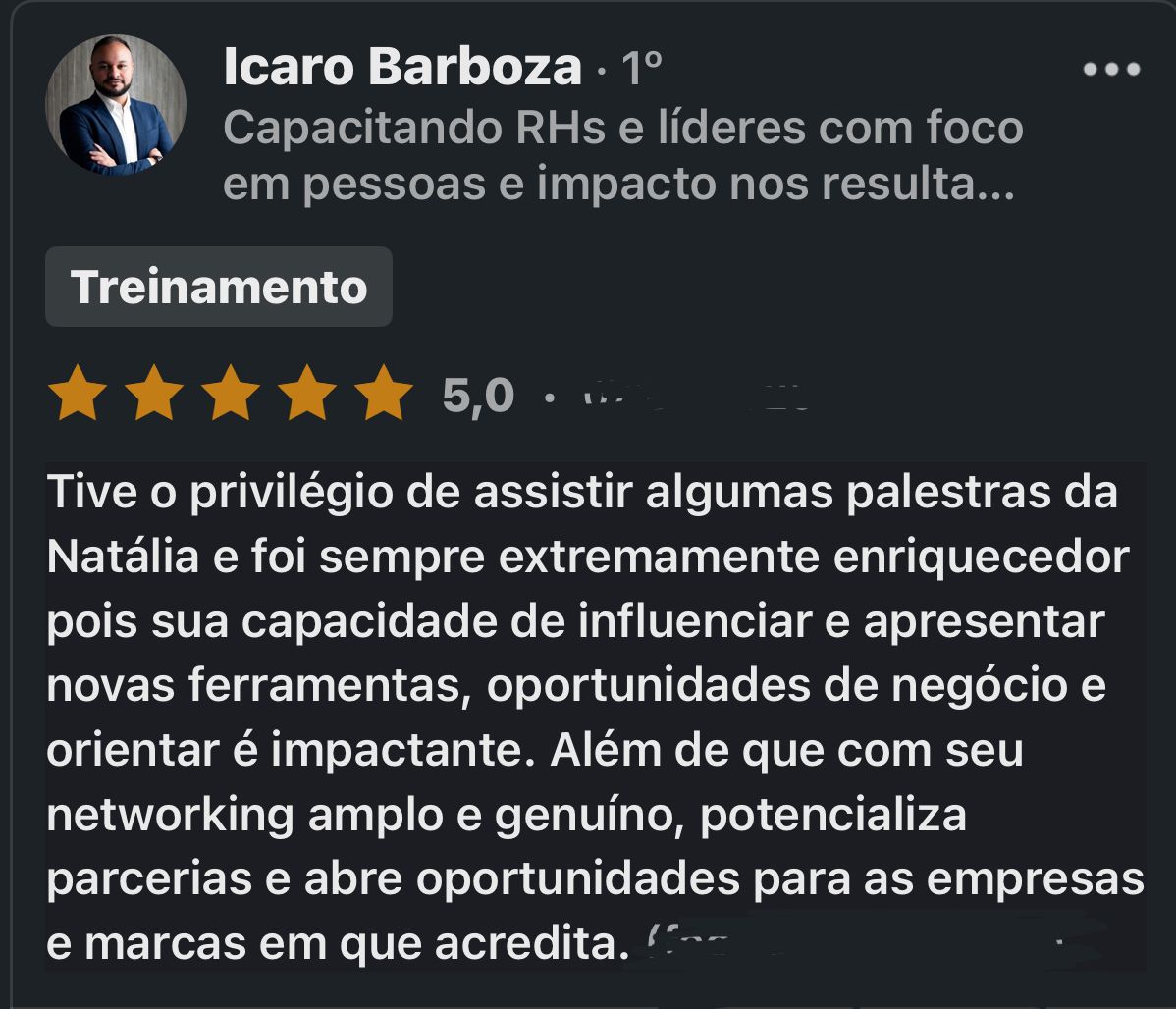 Depoimento de contratante 4