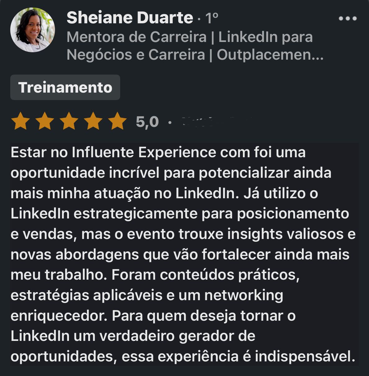 Depoimento de contratante 6